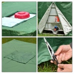 새로운 1000L IBC 탱크 커버 컨테이너 알루미늄 방수 및 방진 빗물 천 UV 보호 bla 004 : 모나리크 마켓