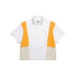 내셔널 지오그래픽 N242WFT190 여성 베어리 우븐 배색 반팔 아노락 WHITE : 트러스트픽업