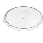 소로 에센셜 - 8-3/4인치 폴리카보네이트 원형 식품 보관 용기 뚜껑은 투명 색상만 포함 6 및 8 qt에 맞습니다. 팬트리 정리함을 위한 뚜껑과... 