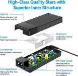 고비 H619E H6173 H6147 H61A8 H61A5 H61BE LED 스트립 조명용 XMHEIRD AC 어댑터 충전기 RGBIC POWER LOGIC 공급 코드 장치 PSU... 