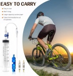 치후타운 8Pc 사이클링 주사기 키트 스위치가 장착된 튜브리스 타이어 실란트 인젝터 프레스타 밸브 코어 및 제거 도구 튜브 없음 자전거... 