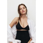 HM Seamless 패드컵 소프트 브라 블랙 1206002028 : 더블유샵2025