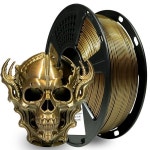 XZN PET 펫G Filament 1.75mm METAL 메탈lic BROWN 브라운, METAL 메탈lic Shimmer, 1kg (2.2lbs), Enhanced Toughn : 5533마켓