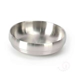 일안 이중 원형 샤틴 앞접시 무광 스텐 반찬그릇 이중스텐국그릇 식당국그릇 : 일안추천