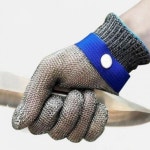 방검 정육점 작업 장갑 스틸 스테인리스 작업 장갑 주방안전 도축 : 슈얼라더