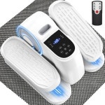 VIVURN® 028 책상 아래 타원형 운동기 12단 속도 5가지 모드 전동 다리... 저충격 전기 페달 미끄럼 방지 매트 포함 조용한 가 흰색 : 현앤셀렉트