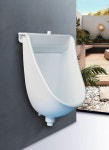스마트 벽걸이형 소형 소변기 공중화장실 엘레강스화이트+70cm 표준 배수관 : 글로벌웨이스