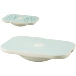 밸런스보드 훈련용 운동기구 코어 엘레콤 밸런스 보드 컴팩트 2웨이... 합성 고무 에크리아 스포츠 라이트 블루 HCF-B : 투명한 고래수염