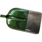 금속 정원 삽 목재 손잡이 평평한 머리 흙삽 야외 가꾸기 및 눈 치우기용 튼튼한 농장 도구 식재 파기용 초록 : 종달새소금제과소