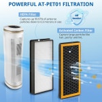 PETPlus at-PETODR 교체 필터 팩 AT-PET01 AT-PET02 AR-45 4팩용 HoMedics PetPlus 및 토탈클린 at-OFL PET01 4 Pack : 월드큐레이션