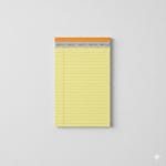 양지 s노트 a5 옐로우 리걸패드 50매 사무용 연습장 수첩 노트류 사무용품 : 기리마켓K