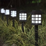 한지상점 LED태양광 야외조명2개 태양광실외등 야외LED 태양열잔디등 : 한지상점