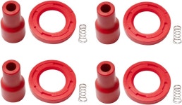 TRQ 점화 코일 부트 세트 빨간색 성능 13-16 렉서스 09-10 폰티악 08-15 시온 00-16 토요타 호환 : 고하이엔드샵