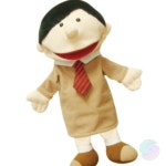 심플리팝 봉제인형 인형극무대 학예회 역할극놀이 청양 통통이구연동화 가족 아빠 : 심플리팝