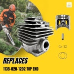 REMEDX 47mm 보어 실린더 피스톤 키트 1135 020 1202 1135-020-1202 11350201202 Stihl MS361 키트와 호환되어 OEM 상단을 대체합니다... 