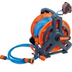 66550 프리미엄 릴호스 30 오렌지 물호스 수도 원예 : 팔도크라운