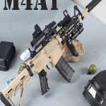 M4A1 젤리 A. 독일 M4a1 버스트 샌드 컬러 표준, A. 그림 경기 2 큰 알 대상 : 퍼플피치s