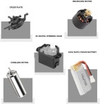 한엘 WL K160 에어버스 EC-145 RC 헬리콥터 - 브러시리스 모터 6축 자이로 안정화 신호 손실 자동 착륙 초보자 및 애호가에게... 