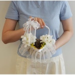 다온나들 결혼식 예동 꽃 바구니 조화 화동 : 다온나들141