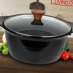 (다올)세라믹냄비 양수 24cm 인덕션 전용 주물 용기 : 다올마차