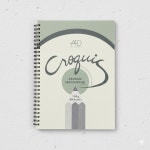 아트앤디자인 전문용 고급 크로키북 b4 105g 좌철 스프링 스케치북 연습장 : 기리마켓K