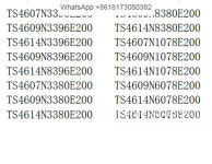 모터 TS4614N3380E200 TS4614N3396E200 4609N3396E200 : 맥에스상사