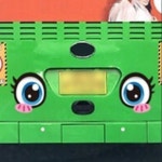 태권도 승합차 장식용 왕눈이 중형 자동차스티커 알림용 화물차 튜닝 SUV : 원픽트리