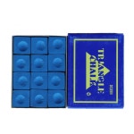 당구장 킹쵸크 파우더 트라이앵글 당구 카본 블루 초크 144개 : 트러스픽온I