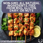 몬트리올 스테이크 양념 | 정통 아티잔 고메 스파이스 블렌드 천연 비 GMO 소량 수작업 미국산 마그네틱 틴 지속 가능한 소스 믹스 울트라... 