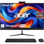 에이서 27인치 FHD 올인원 데스크탑 컴퓨터 120Hz IPS 디스플레이 AMD 라이젠 7 5825U 8코어 최대 4.5GHz 16GB 램 16 GB DDR5 | 1 TB SSD... 