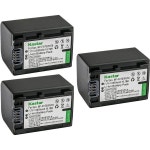 카스타 3개입 NPFV70 배터리 교체용 소니 DCRSX43 DCRSX44 DCRSX45 DCRSX53 DCRSX63 DCRSX65 DCRSX73 DCRSX83 DCR 3-PACK : 세븐바잉