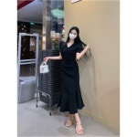 원피스 슬림 머메이트 정장 하객룩 TDN-0169 : 여주두처리두치