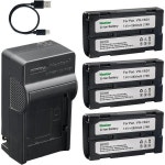 카스타 3개 세트 배터리 및 AC USBC 충전기 BDC46 BDC58 BDC70 BT70 BLI162 ERC610 교체 배터리와 호환  1 Charger + 3 Batteries... 