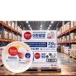 CJ햇반 이천쌀밥210gx18개 1박스 : 돈나비점빵