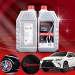 렉서스 (16-20) RX350 브렘보 브레이크오일 DOT4 LV 1L 저점도 브레이크액 1병 : 윤오토