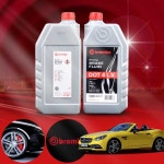 벤츠 SLC43 R172 AMG (M276) 브렘보 브레이크오일 DOT4 LV 1L 저점도 브레이크액 1병 : 윤오토