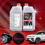 KGM 액티언(24~25) 브렘보 브레이크오일 DOT4 LV 1L 저점도 브레이크액 1병 : 윤오토