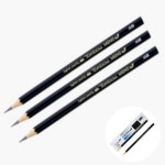 연필 12자루 3B 그림그리기 연필소묘 입시미술 : 루나조이몰