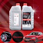 벤츠 E300 W213 M274 (17~) 브렘보 브레이크오일 DOT4 LV 1L 저점도 브레이크액 1병 : 윤오토