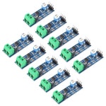 매장용앰프 매장앰프 업소용 카페 10Pcs 오디오 앰프 모듈 미니 LM386 모노 파워 AMP 200배 이득 보드 HiFi DIY : 문트리에이