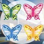 펠트 나비 4p 게시판꾸미기 유치원 급식실게시판 환경게시판 : 이 미 지