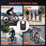 자전거 감지 전기용품 동 경보 브크 라이트 방지 알 오토바이 테일 충전식 : 에스유23