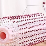 핑크 헤어롤 빗 브러쉬 머리빗 스타일링 도구 : 쏠쏠스