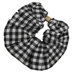 라프리마 가니 블랙 체크 스크런치 A6843-004 : 라프리마 LAPRIMA