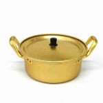 전통 양은 라면 찌개 냄비 캠핑용냄비 : 푸진