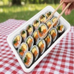 다8A 일회용 김밥 도시락 5개 소풍도시락 : 다8A