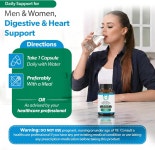 트루메드 3-in-1 섬유 보충제 - 750mg 블렌드와 사이릴륨 허스크 치아 및 아마 씨드 소화기 심혈관 을 위한 식물성 캡슐 미국산 90개... 