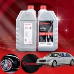 벤츠 마이바흐57 240.077 w240 02~12 브렘보 브레이크오일 DOT4 LV 1L 저점도 브레이크액 1병 : 윤오토