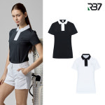 RB7 여성 고신축 배색 카라 반팔티셔츠 R3MWTS253 : ENK-SHOP