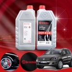 폭스바겐 티구안 1세대 2.0TDI (CUV)(~17) 브렘보 브레이크오일 DOT4 LV 1L 저점도 브레이크액 1병 : 윤오토